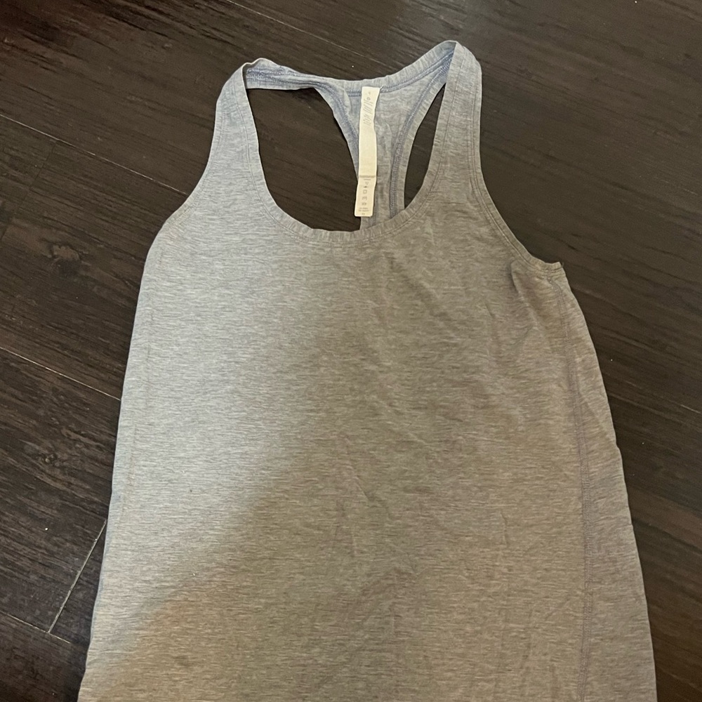 Lulu lemon grey stretch size 4 workout tank